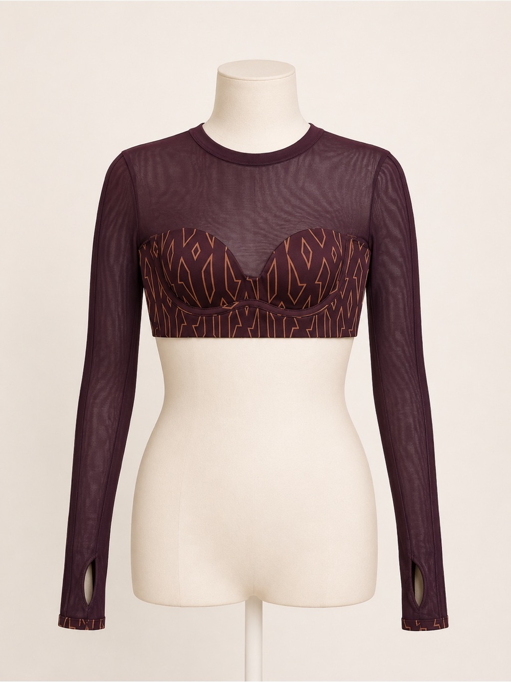 Adidas x Ivy Park Mangam Mesh Bustier Crop Top NWT XS